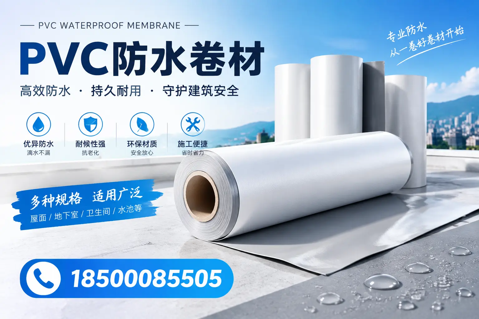 如何选择适合的PVC防水卷材？专家为您解答咸阳的需求